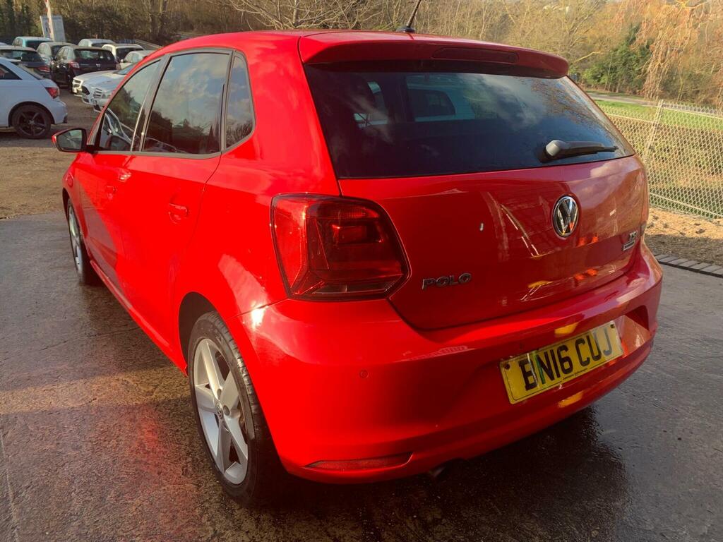 Volkswagen Polo Tsi Bluemotion Tech Sel Euro 6 Ss BN16CUJ Red #6