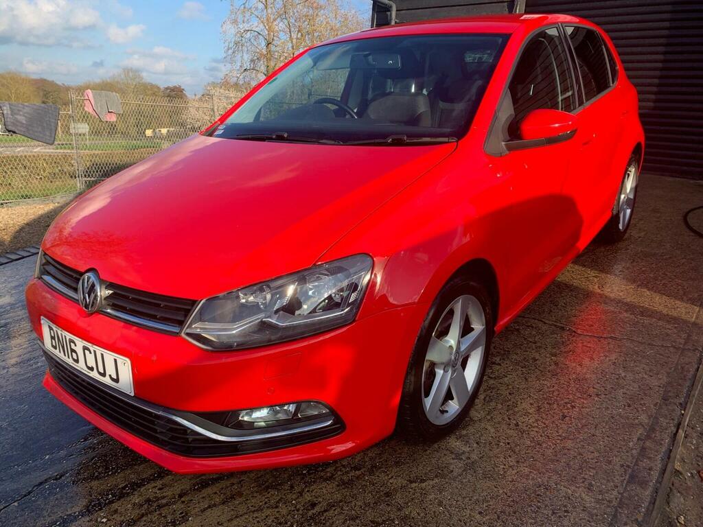 Volkswagen Polo Tsi Bluemotion Tech Sel Euro 6 Ss Red
