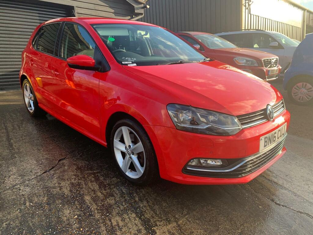 Volkswagen Polo Tsi Bluemotion Tech Sel Euro 6 Ss BN16CUJ Red #3