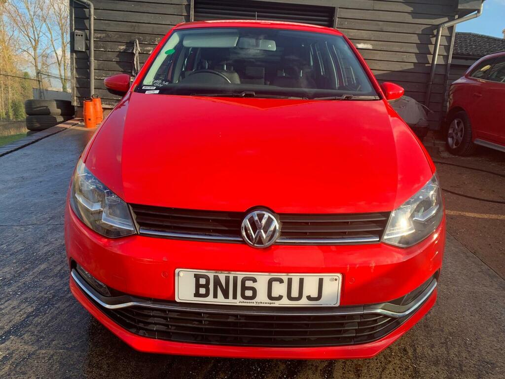 Volkswagen Polo Tsi Bluemotion Tech Sel Euro 6 Ss BN16CUJ Red #2