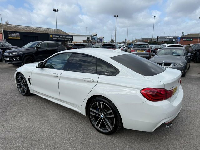 BMW 4 Series Gran Coupe 420D M Sport Hatchback YL17EXV White #4