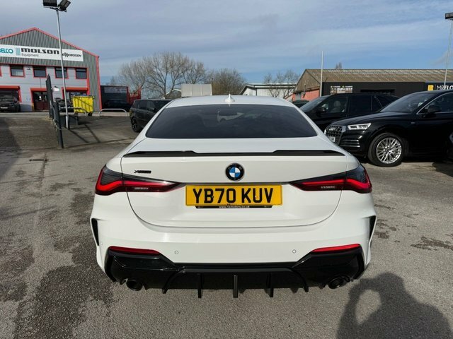 BMW 4 Series Gran Coupe 420D Mht M Sport YB70KUV White #6