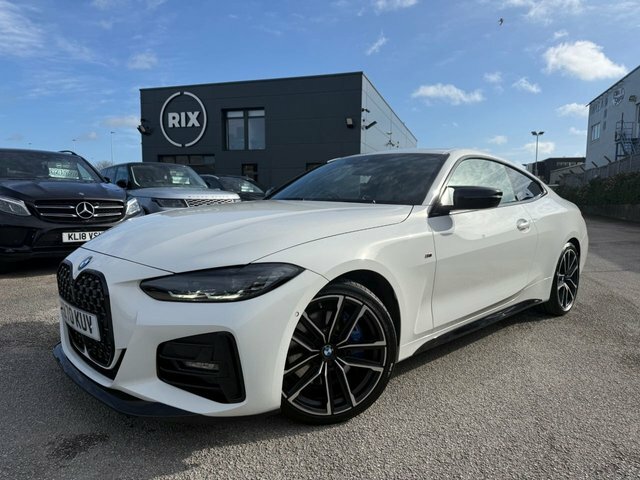 BMW 4 Series Gran Coupe 420D Mht M Sport YB70KUV White #2