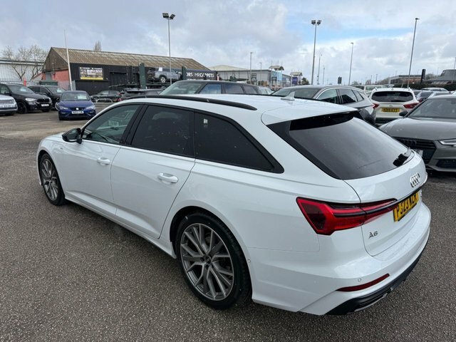 Audi A6 Avant Tdi 40 Black Edition PJ23WZR White #5