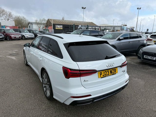 Audi A6 Avant Tdi 40 Black Edition PJ23WZR White #4