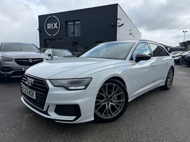 Audi A6 Avant Tdi 40 Black Edition PJ23WZR White #2