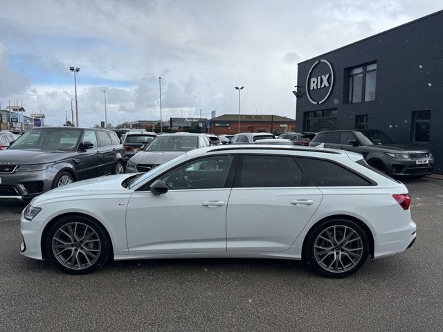 Audi A6 Avant Tdi 40 Black Edition PJ23WZR White #3