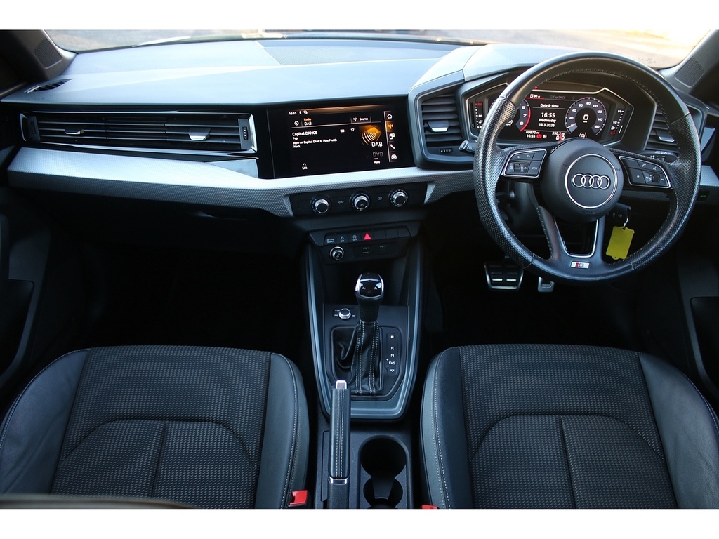 Audi A1 Tfsi S Line U332 Ulez VN20YNW Black #2