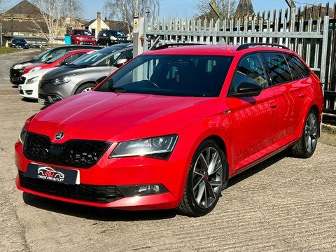 Skoda Superb Sportline Tdi Dsg Red