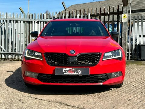 Skoda Superb Sportline Tdi Dsg PG66UBC Red #4