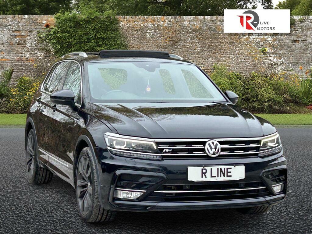 Volkswagen Tiguan 2.0 Tdi Bluemotion Tech R-line Dsg 4Motion Euro 6 MM17WZC Black #2