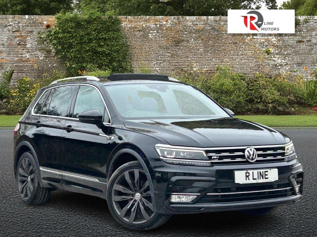 Volkswagen Tiguan 2.0 Tdi Bluemotion Tech R-line Dsg 4Motion Euro 6 MM17WZC Black #4