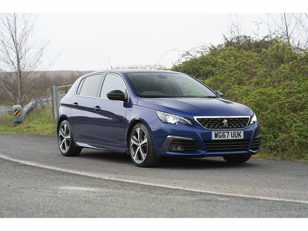 Peugeot 308 Bluehdi Gt Line WG67UUK Blue #3