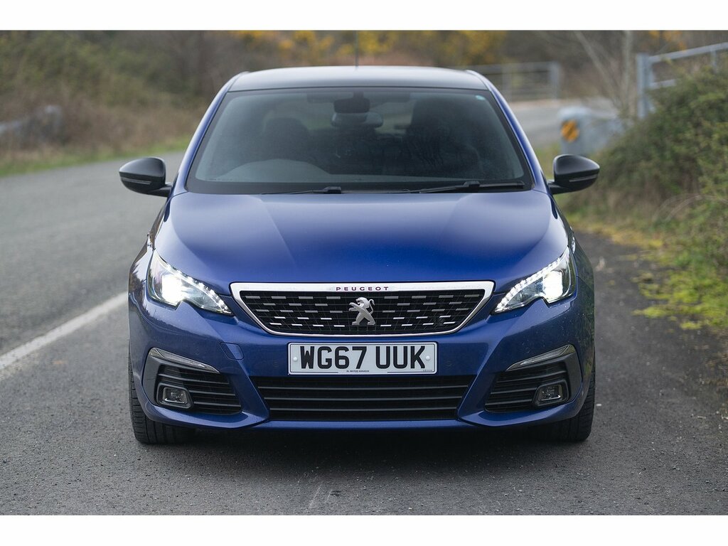 Peugeot 308 Bluehdi Gt Line WG67UUK Blue #2