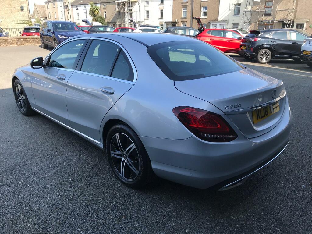 Mercedes-Benz C Class 1.5 C200 Mhev Eq Boost Sport Premium G-tronic E KL18XVN Silver #4
