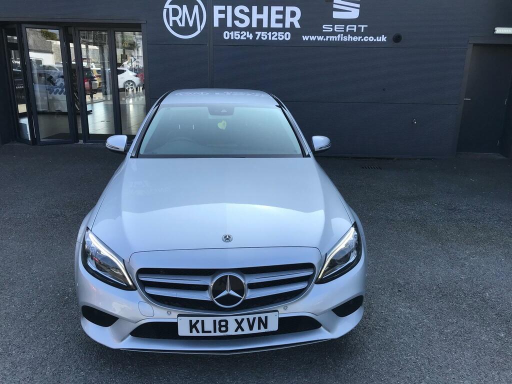 Mercedes-Benz C Class 1.5 C200 Mhev Eq Boost Sport Premium G-tronic E KL18XVN Silver #2