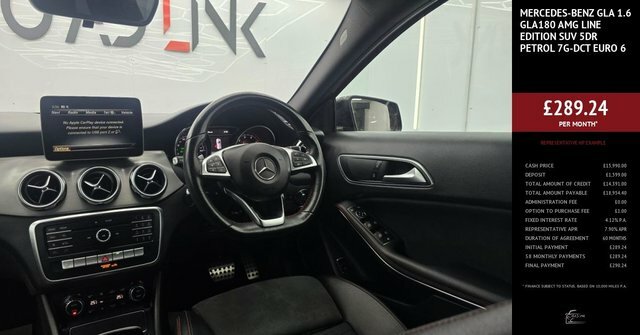 Mercedes-Benz GLA Class 1.6 Gla180 Amg Line Edition Suv 7G-dct RE70PVX Red #3
