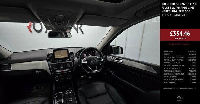 Mercedes-Benz GLE Class 3.0 Gle350d V6 Amg Line Premium Suv G EP17FME Silver #3