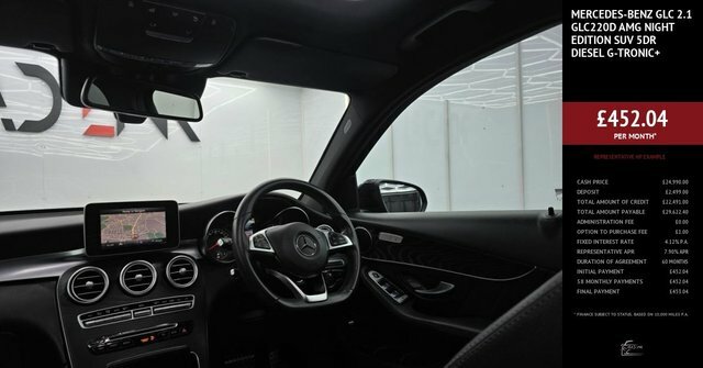 Mercedes-Benz GLC Class 2.1 Glc220d Amg Night Edition Suv G-tro Black #3