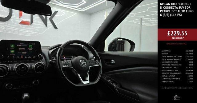 Nissan Juke 1.0 Dig-t N-connecta Suv Dct Euro LL22UYT Blue #3