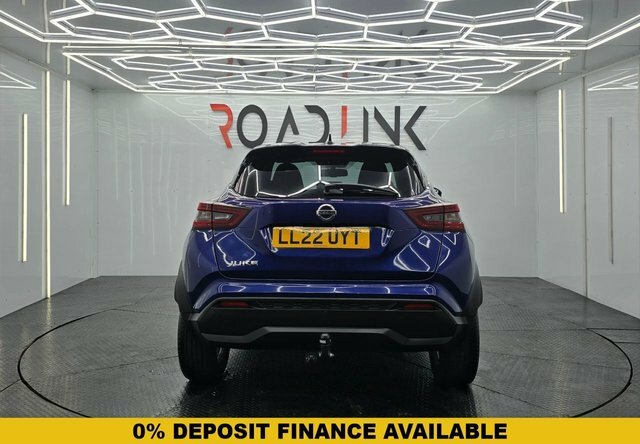 Nissan Juke 1.0 Dig-t N-connecta Suv Dct Euro LL22UYT Blue #6