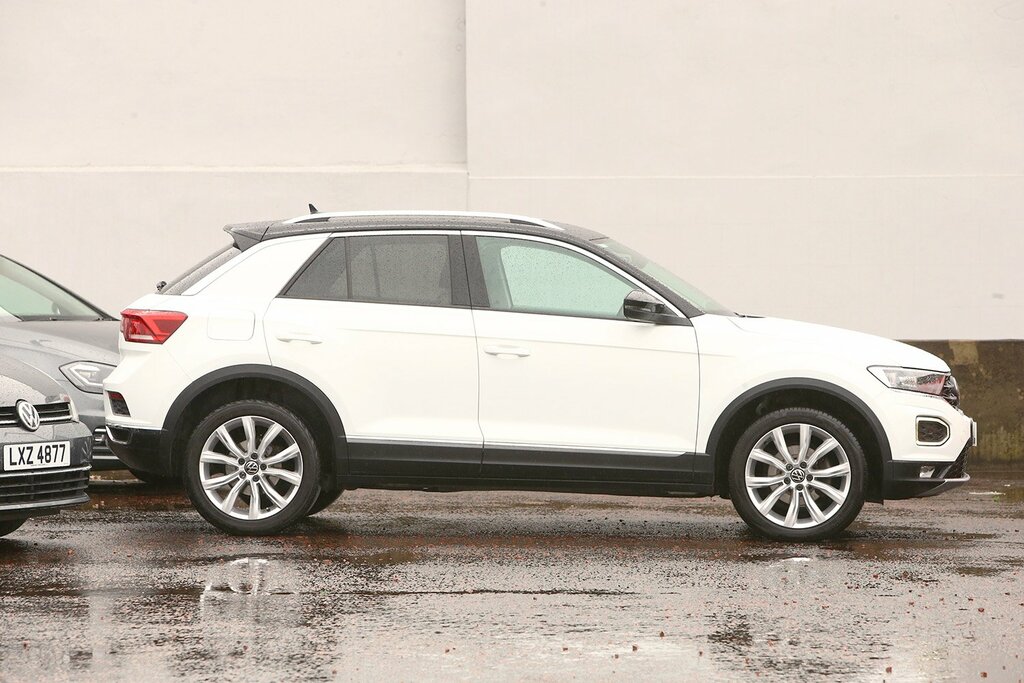 Volkswagen T-Roc 2021 Volkswagen T-roc 1.5 Sel Tsi Evo Dsg PXZ6424 White #2
