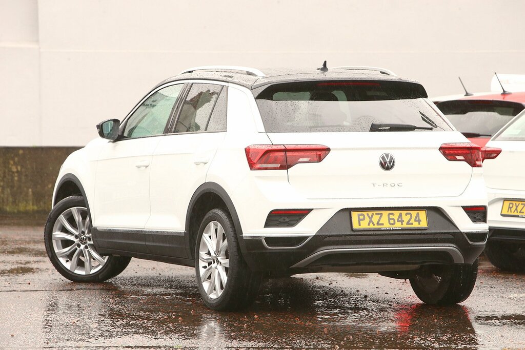 Volkswagen T-Roc 2021 Volkswagen T-roc 1.5 Sel Tsi Evo Dsg PXZ6424 White #3