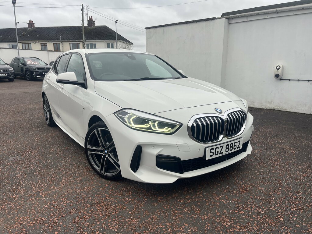 BMW 1 Series 2020 Bmw 1 Series 2.0 118D M Sport SGZ8862 White #2