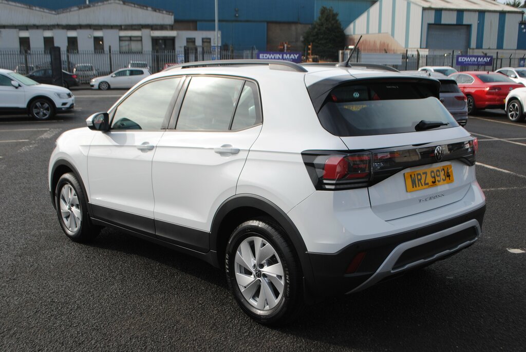 Volkswagen T-Cross 2025 Volkswagen T-cross 1.0 Life Tsi 115 WRZ9934 White #6