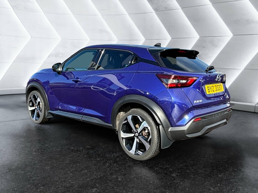 Nissan Juke 2022 Nissan Juke 1.0 Dig-t Tekna Dct BYZ3337 Blue #3