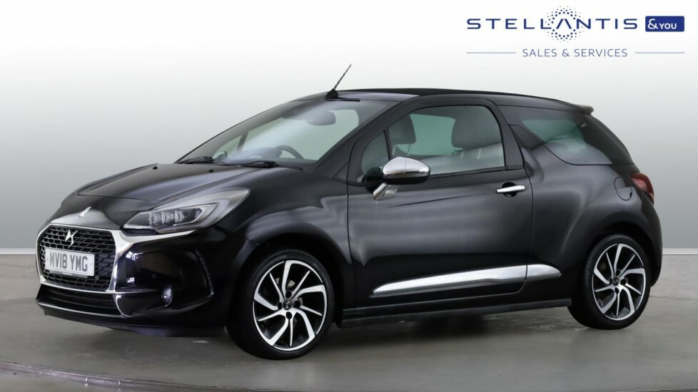 DS DS 3 Cabrio 1.2 Puretech Connected Chic Cabriolet Euro 6 Ss Black #15
