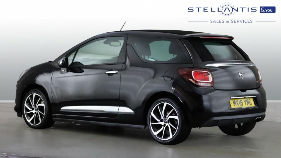 DS DS 3 Cabrio 1.2 Puretech Connected Chic Cabriolet Euro 6 Ss Black #3