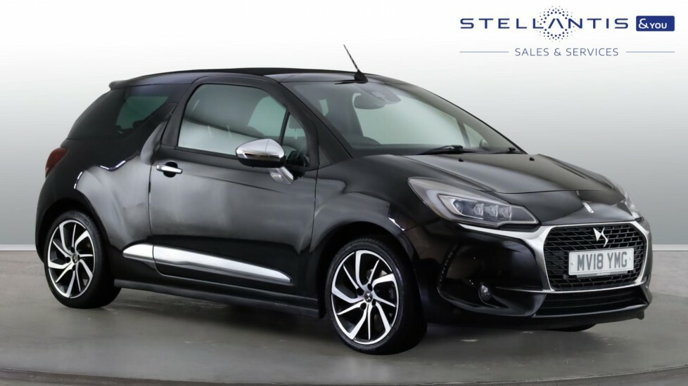 DS DS 3 Cabrio 1.2 Puretech Connected Chic Cabriolet Euro 6 Ss Black #1