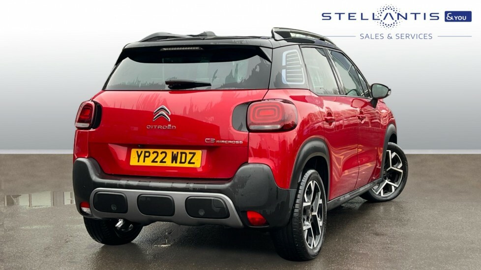 Citroen C3 Aircross 1.2 Puretech Shine Plus Suv Euro YP22WDZ Red #3