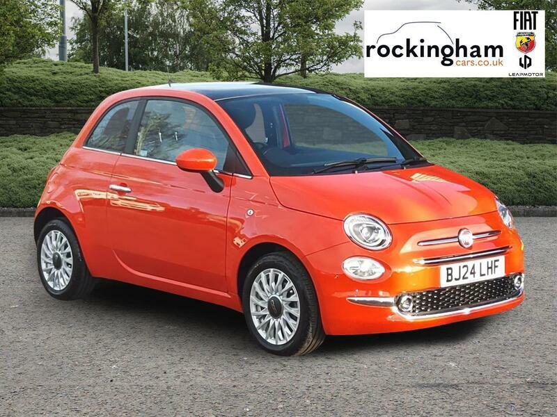 Fiat 500 Manual Red