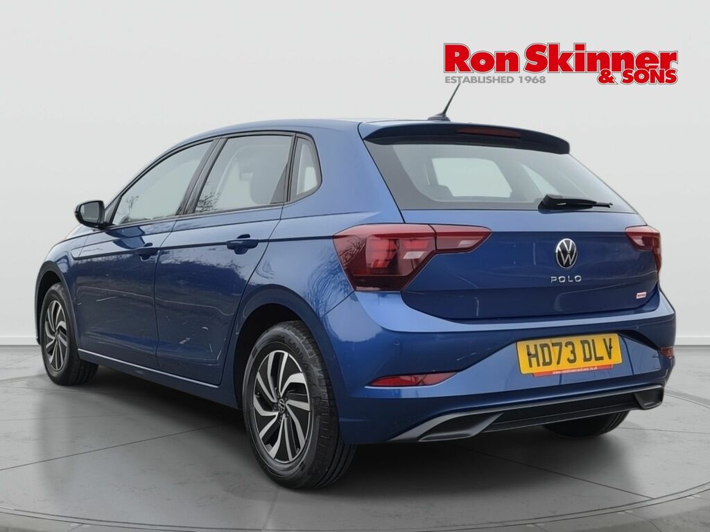Volkswagen Polo 1.0 Tsi Life Hatchback Dsg Euro 6 Ss HD73DLV Blue #3
