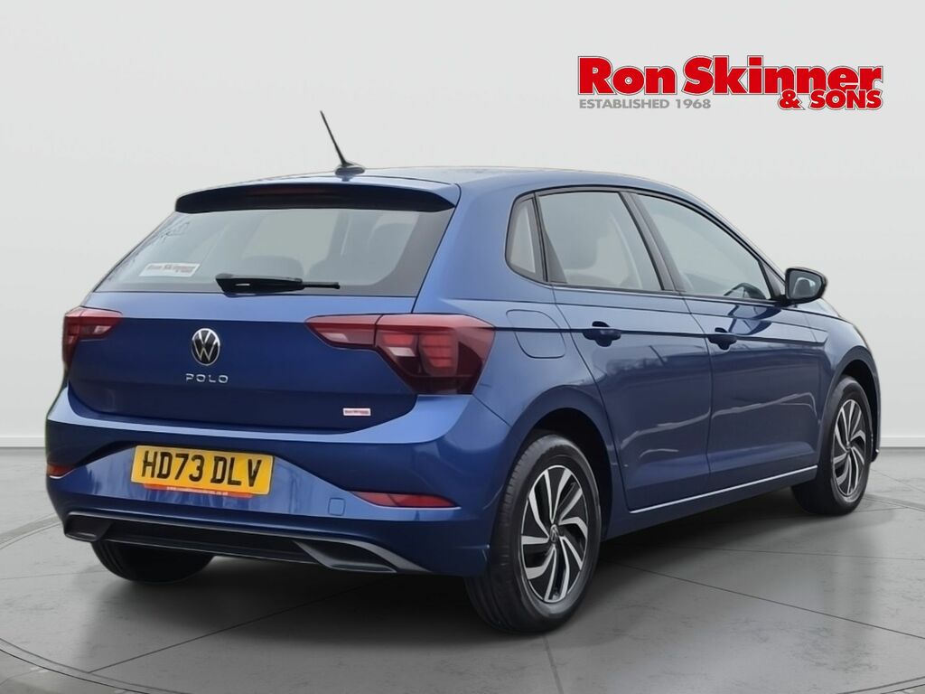 Volkswagen Polo 1.0 Tsi Life Hatchback Dsg Euro 6 Ss HD73DLV Blue #4