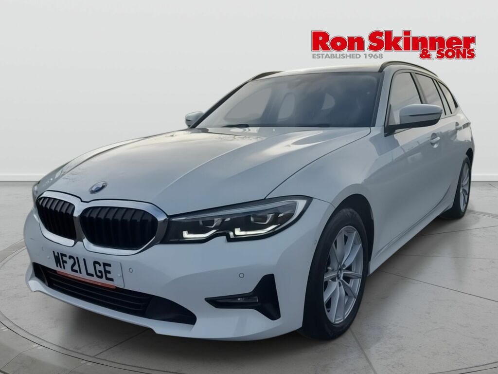 BMW 3 Series 2.0 320D Mht Se Touring Hybrid Eur WF21LGE White #2