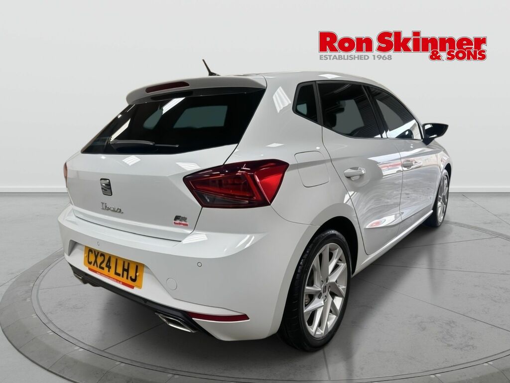 Seat Ibiza 1.0 Tsi Fr Hatchback Dsg Euro 6 Ss CX24LHJ White #4