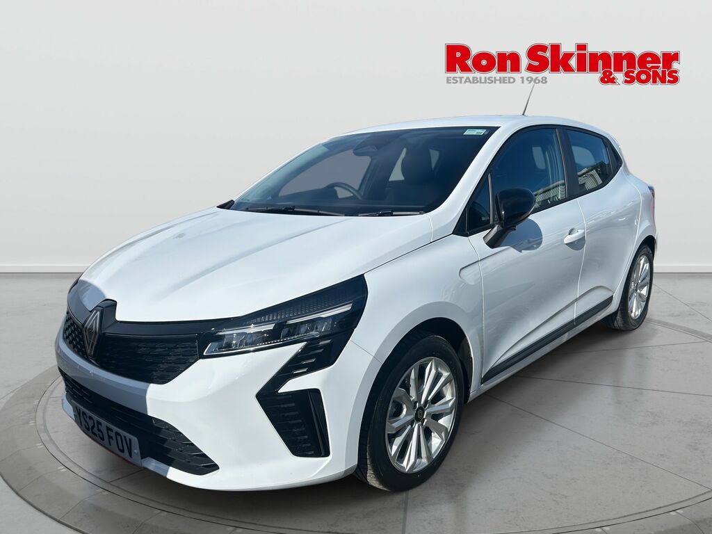 Renault Clio 1.6 E-tech Evolution Hatchback Hybrid A YS25FOV White #2