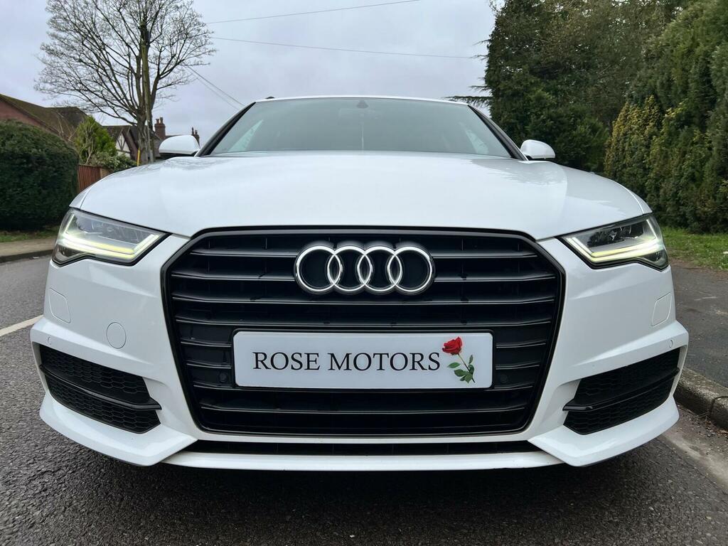 Audi A6 Avant 2.0 Tdi Ultra Black Edition Euro 6 Ss White #4