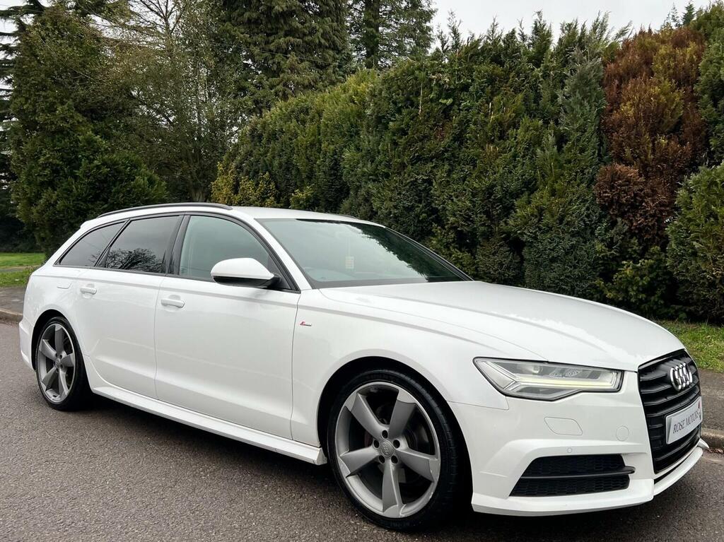 Audi A6 Avant 2.0 Tdi Ultra Black Edition Euro 6 Ss White