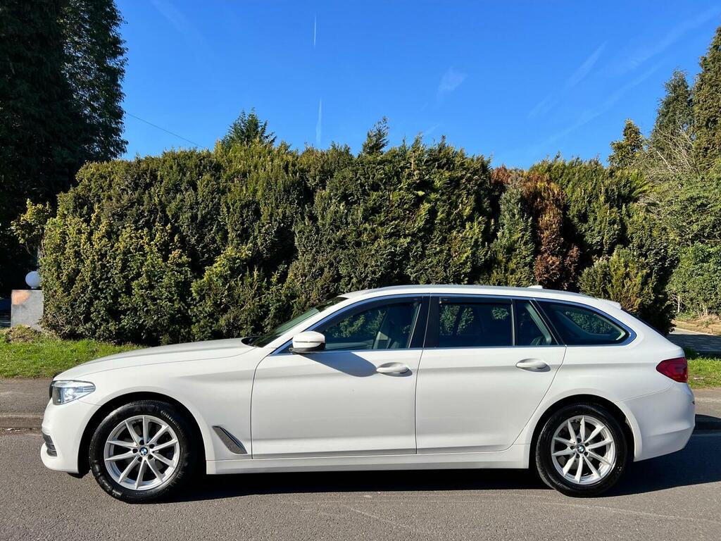 BMW 5 Series 2.0 520D Se Touring Euro 6 Ss FG68FBD White #3