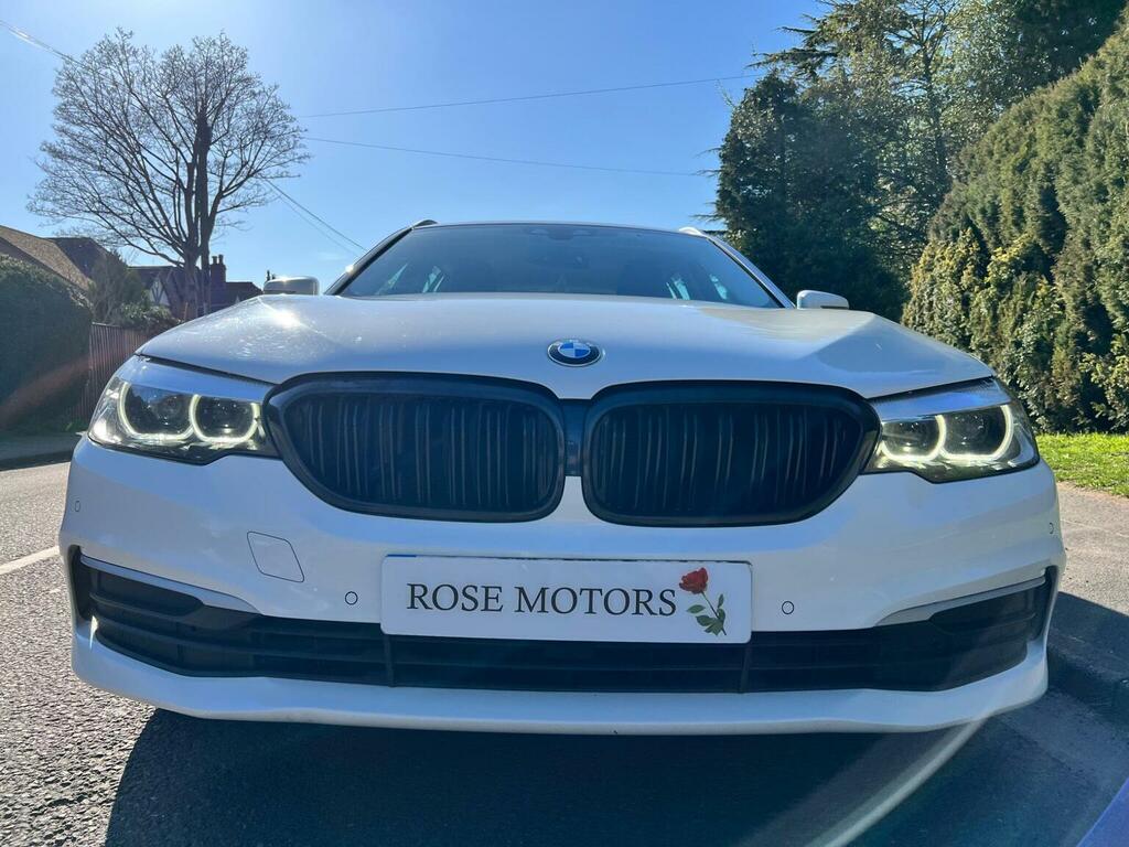 BMW 5 Series 2.0 520D Se Touring Euro 6 Ss FG68FBD White #4