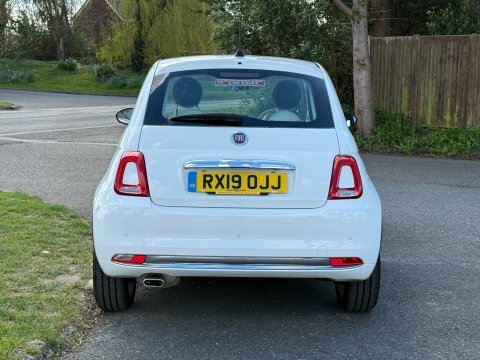 Fiat 500 Lounge RX19OJJ White #5
