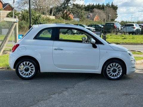 Fiat 500 Lounge RX19OJJ White #2