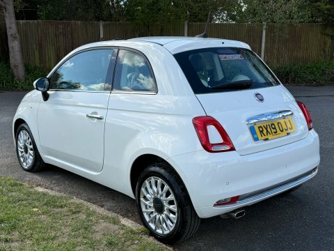 Fiat 500 Lounge RX19OJJ White #6