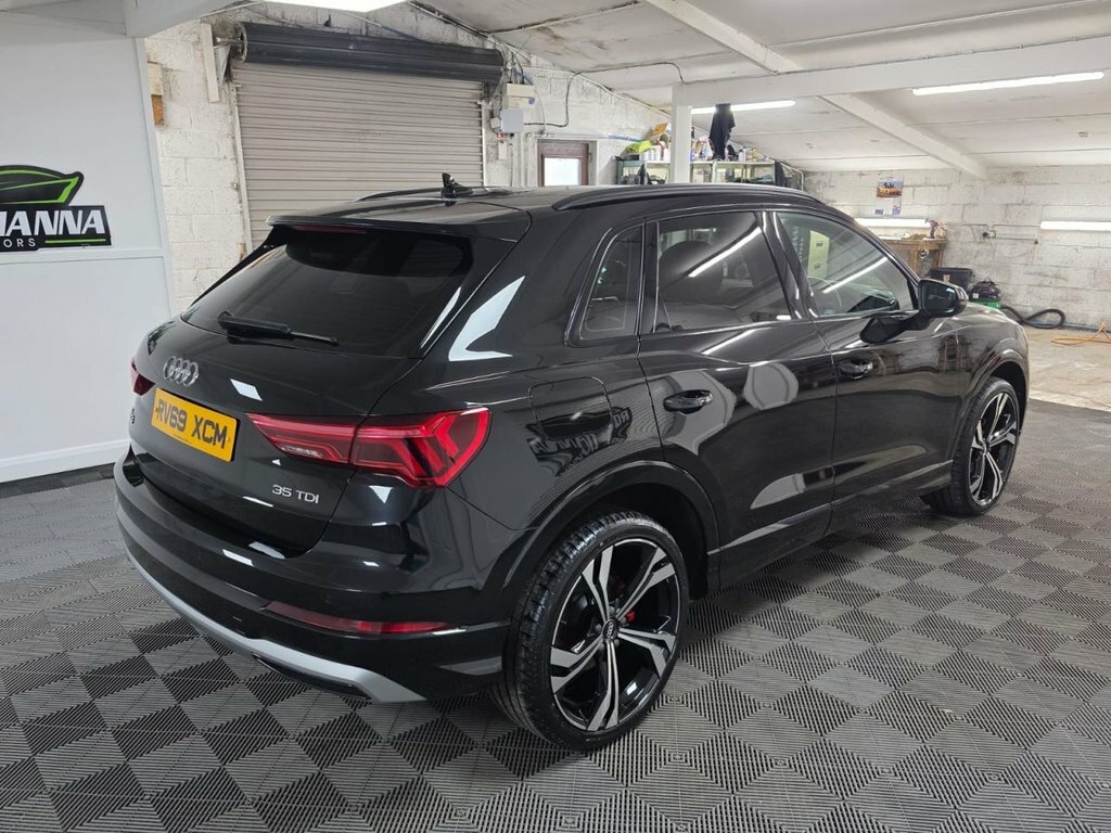 Audi Q3 2.0 Tdi 35 Sport Suv S Tronic Euro 6 S RV69XCM Black #3