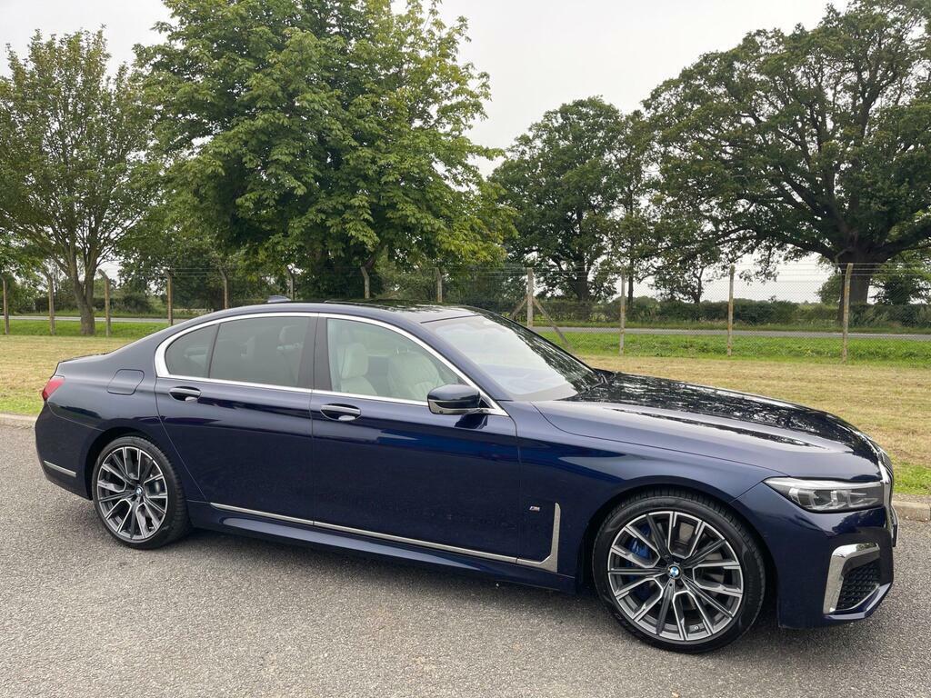 BMW 7 Series 3.0 740D M Sport Xdrive Euro 6 S S Blue #4