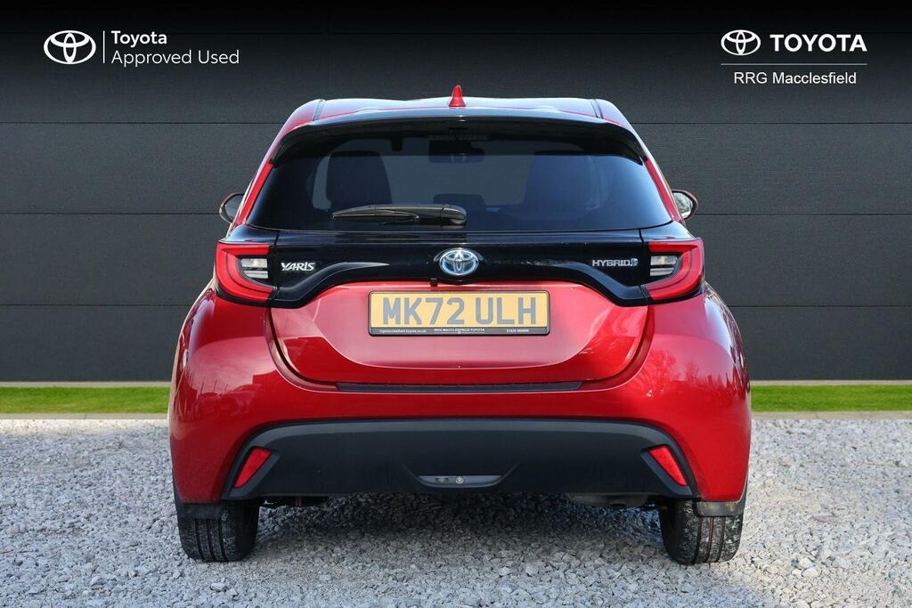 Toyota Yaris 1.5 Vvt-h Design E-cvt Euro 6 Ss MK72ULH Red #6
